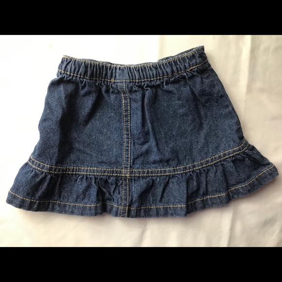 CARTERS stretch pants & CIRCO jean skirt 6M - Picture 3 of 10